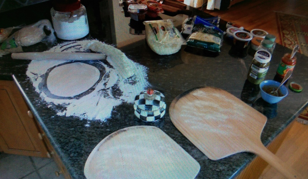 pizza counter