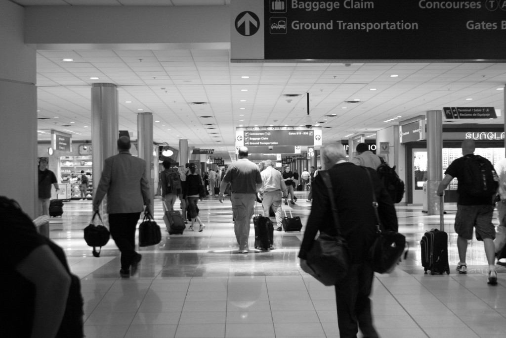 busy airport